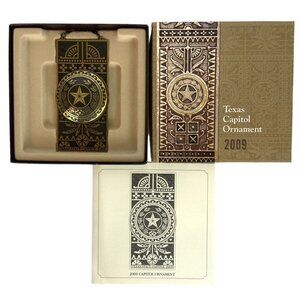 Texas State Capitol Ornament 2009 Door Knob Box Retired Christmas Collectible